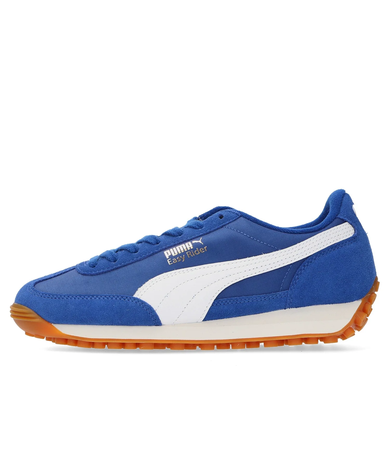 Кроссовки из кожи и текстиля PUMA EASY RIDER VINTAGE 399028-09 синие