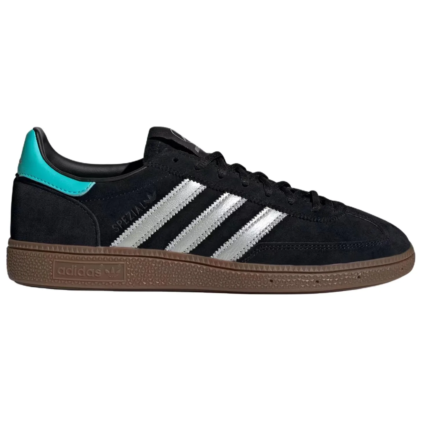 Adidas Originals HANDBALL SPEZIAL German Army Trainers мужские черные серебристые — фото 3