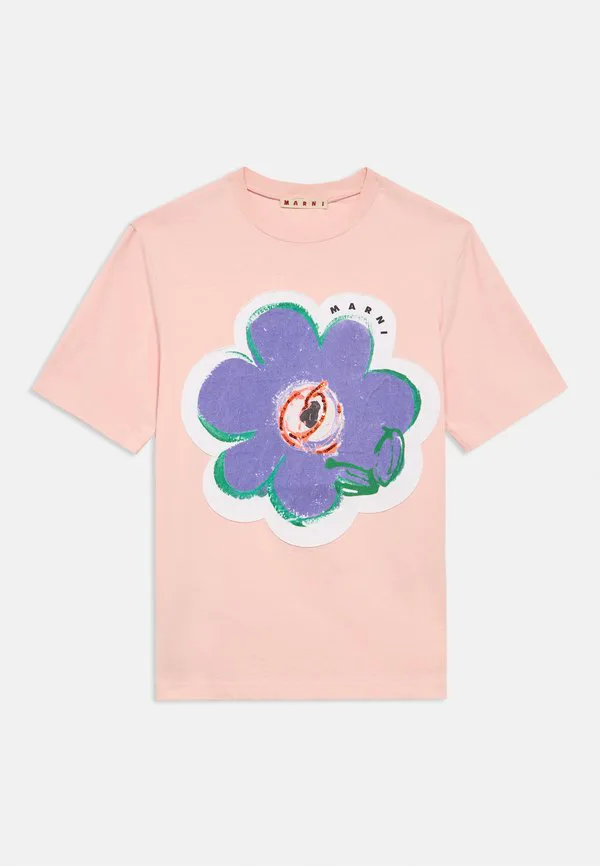 Футболка унисекс с принтом Marni, Pastel Pink
