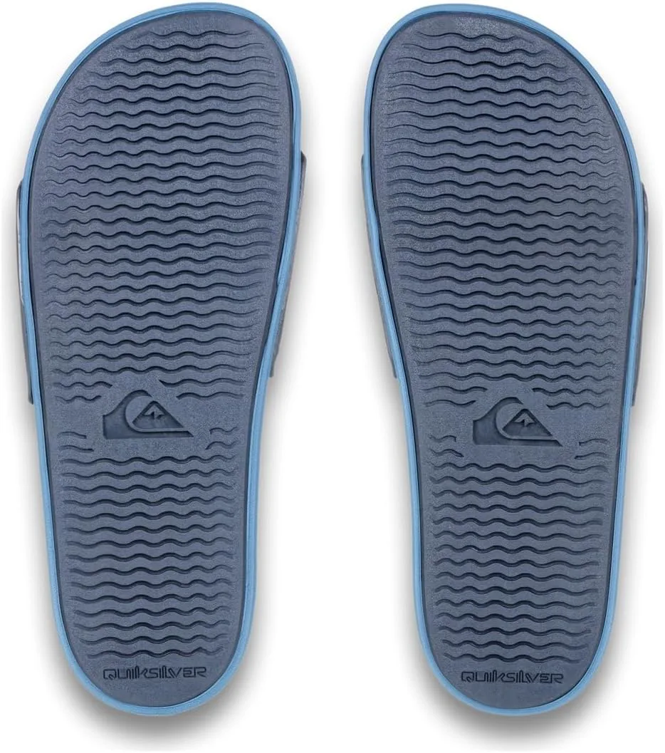 Шлепанцы Quiksilver mens Rivi, индиго — фото 4