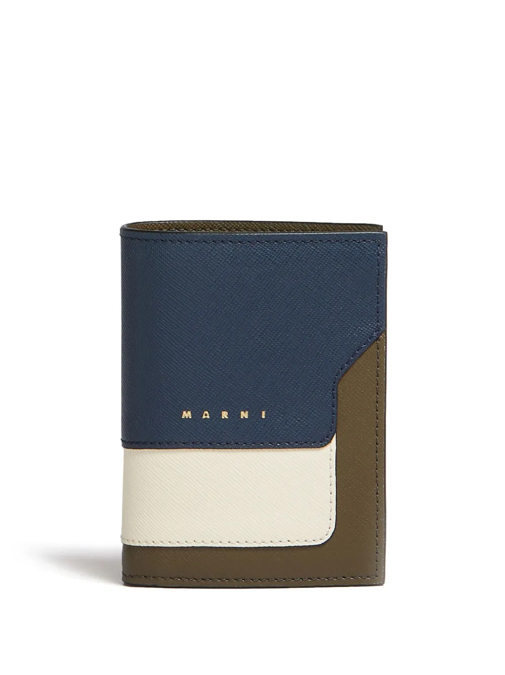 

Кошелек в стиле колор-блок Marni, зеленый