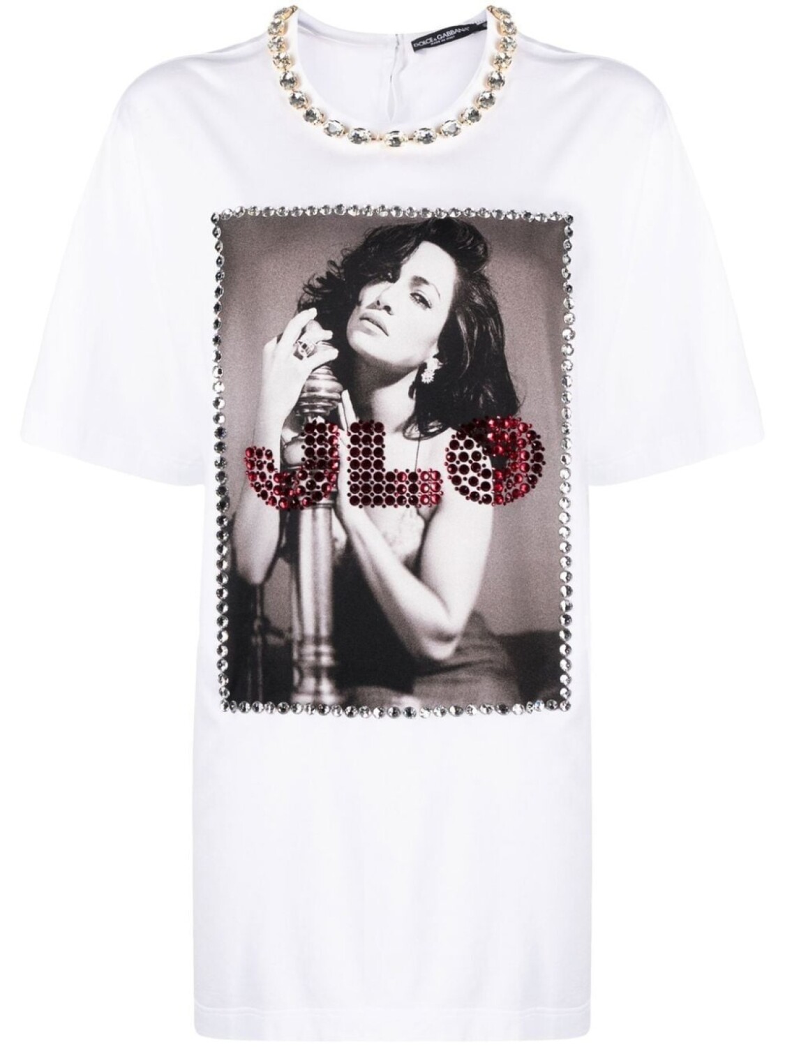 

Dolce & Gabbana футболка с фотопринтом J.Lo, белый