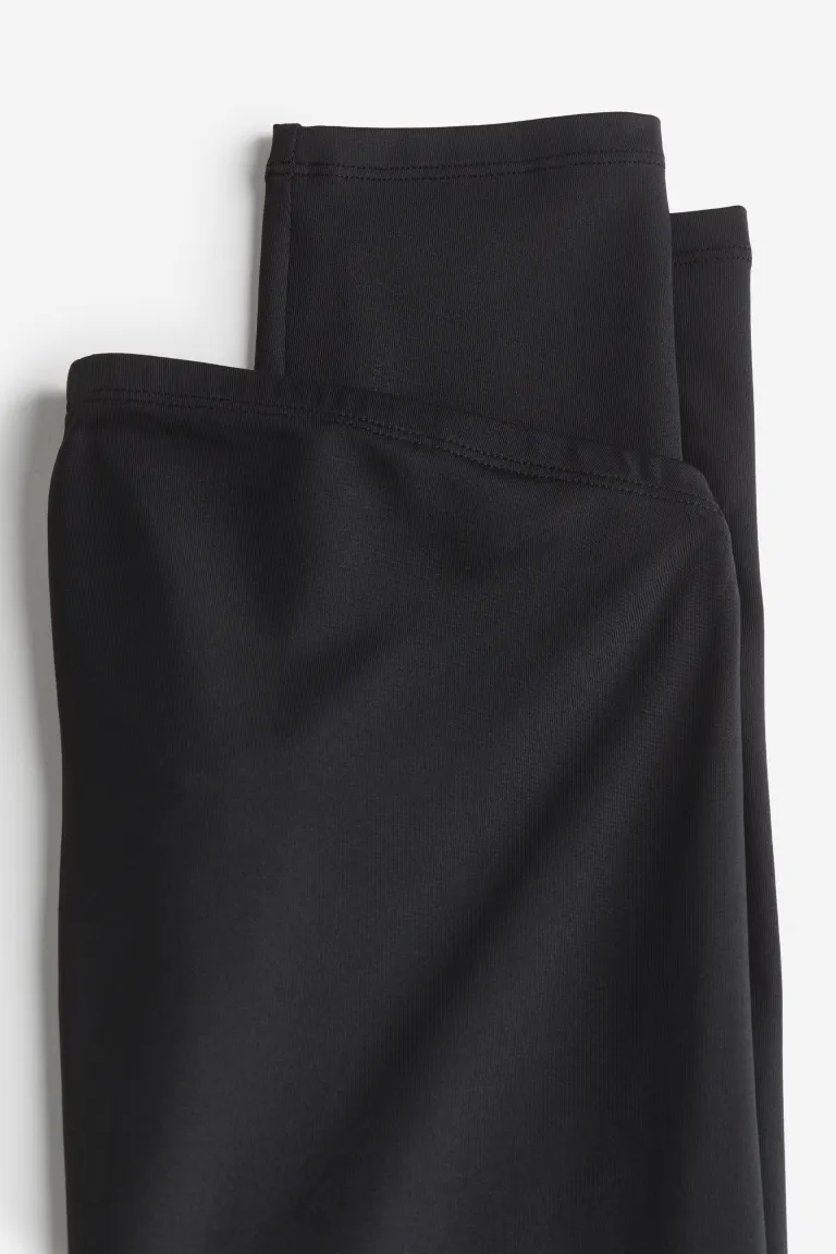 

Мама трикотажные леггинсы H&M, черный