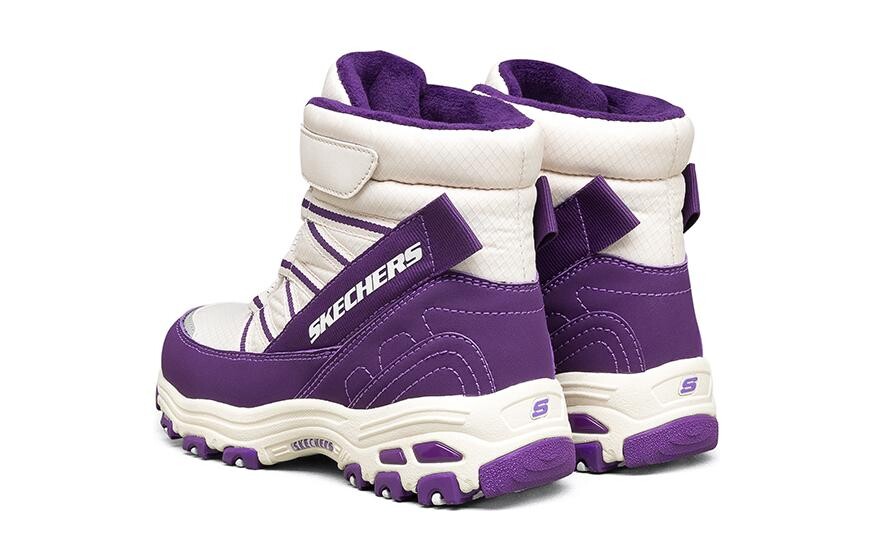 Кроссовки Skechers Kids Lifestyle Shoes GS High-top White/purple — фото 4