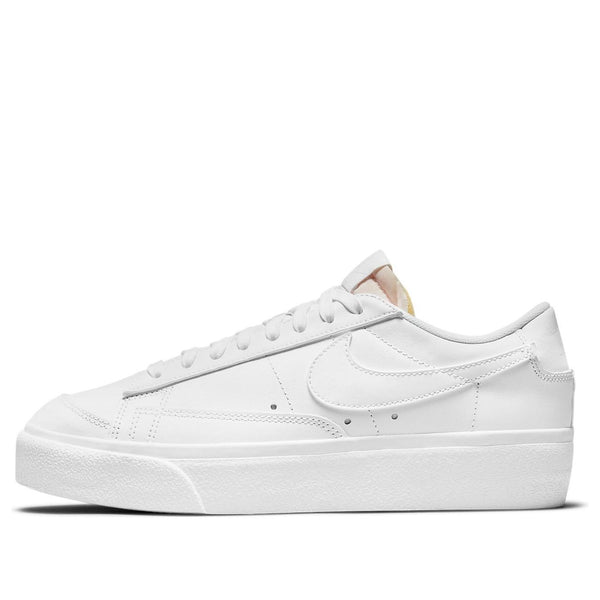 Кроссовки блейзер низкая платформа Nike, белый