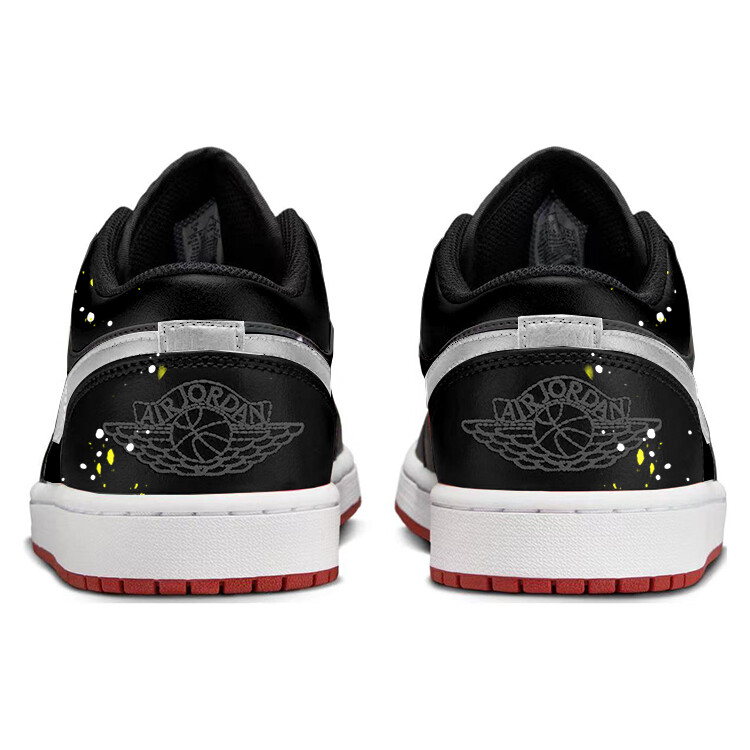 Кроссовки Air JORDAN 1 Vintage Basketball Shoes Men Low-Top Black White — фото 4