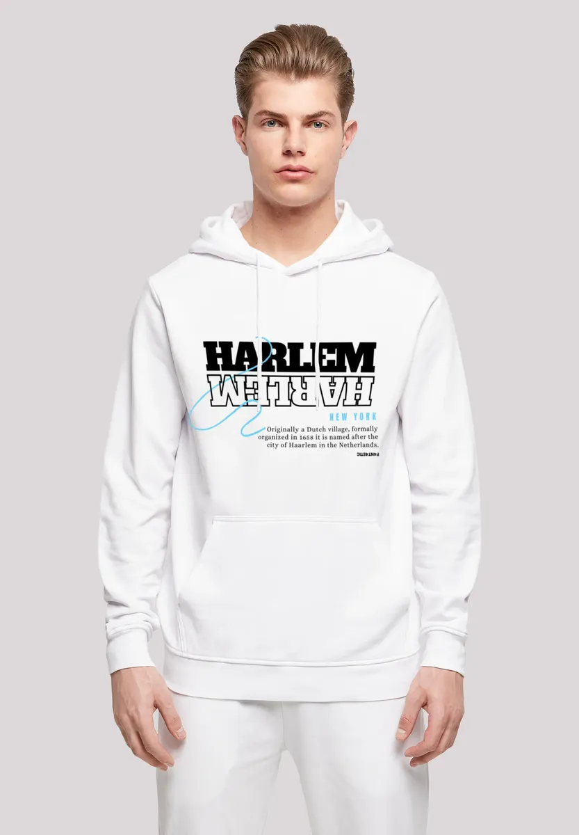 

Толстовка F4NT4STIC "Harlem HOODIE", принт, белый