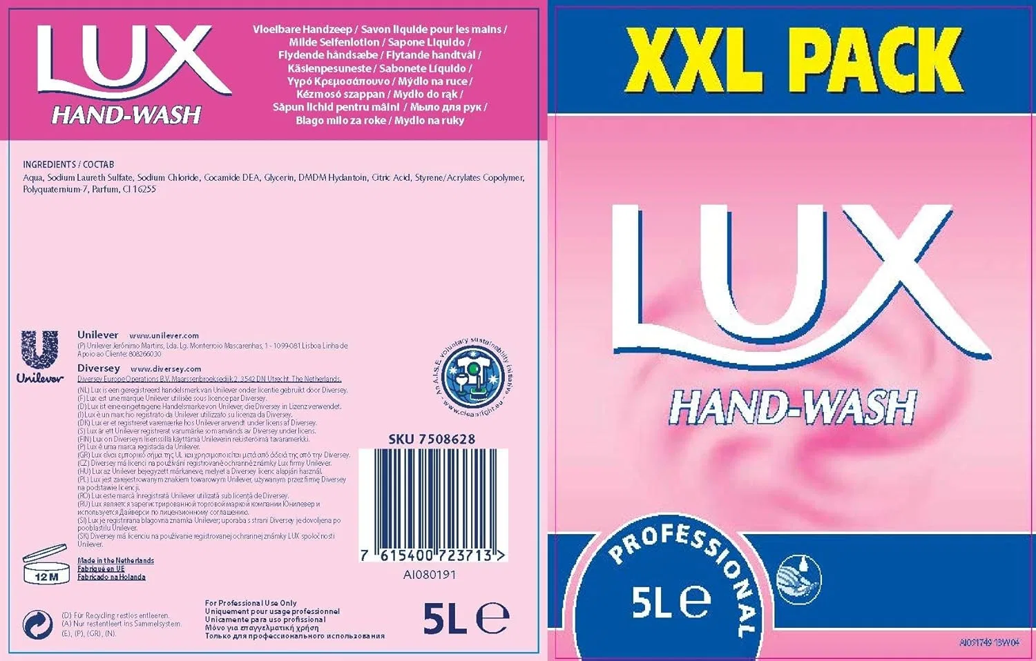 Жидкое мыло для рук Lux Professional Diversey — фото 4