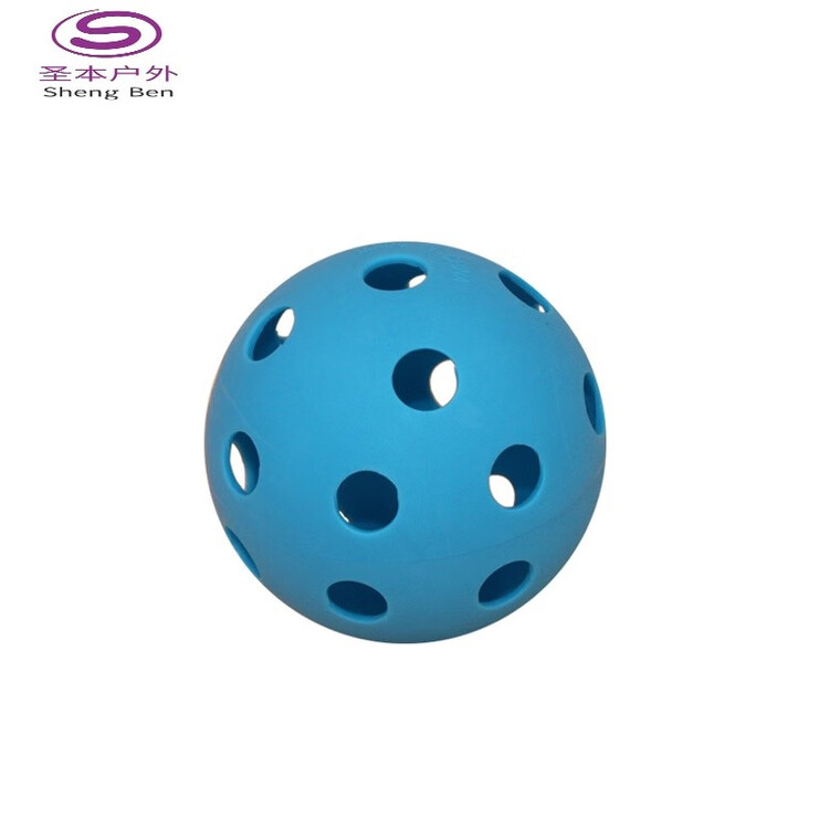 

He Jiagong Шайба Dried Ice Ball, Fule Ball, для продвинутого индор-хоккея, флорбола, SN495, синяя