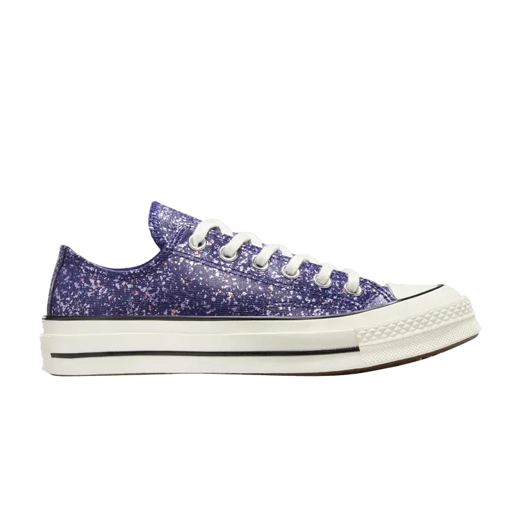 

Кроссовки Converse Wmns Chuck 70 Low Glitter - Night Indigo, синий