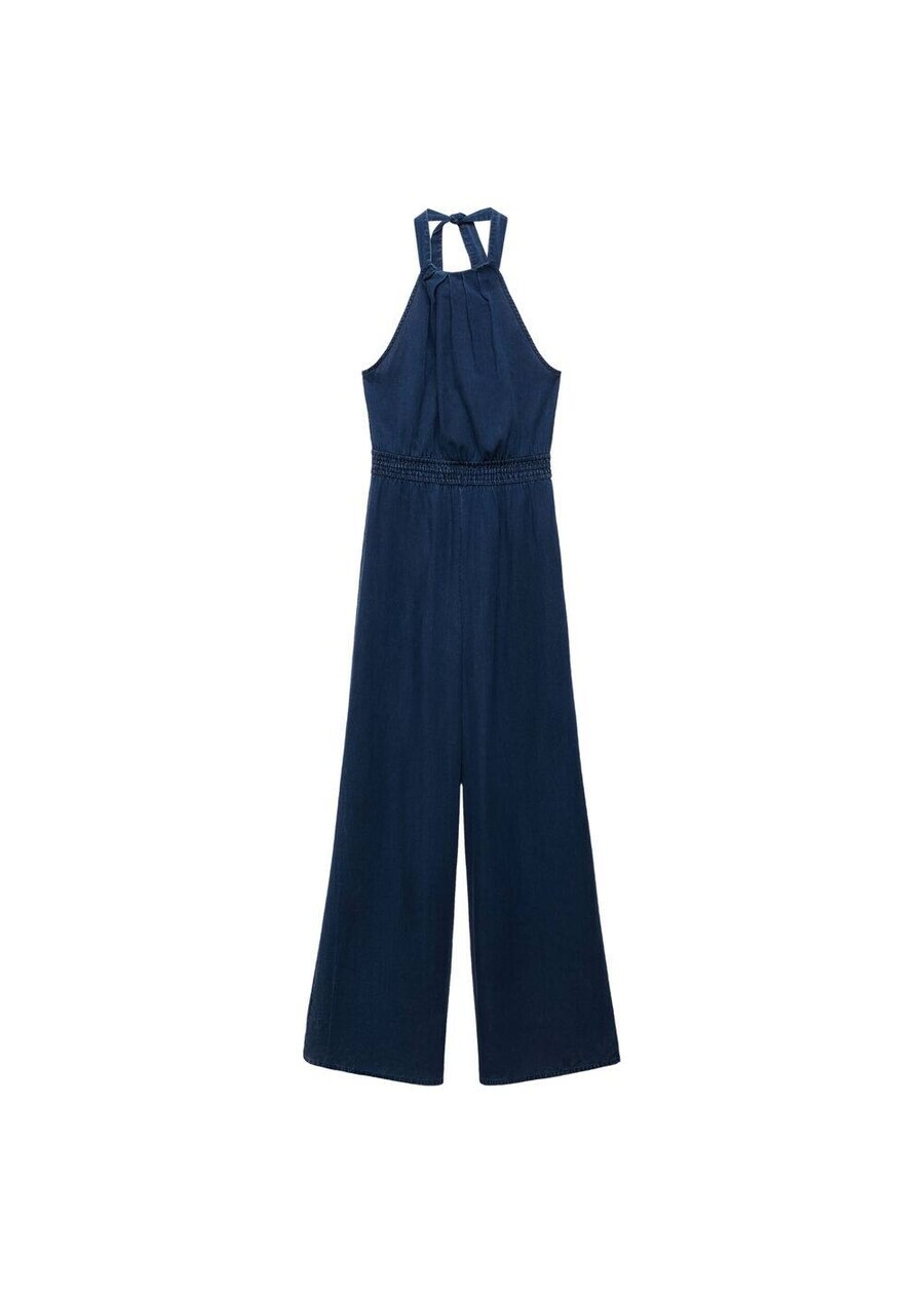 

Комбинезон MANGO Jumpsuit Milos, темно-синий