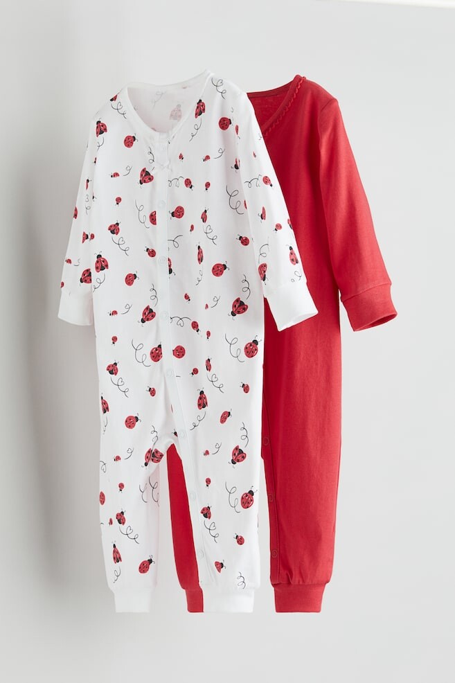 

Упаковка из 2 хлопковых пижам с рисунком H&M, мультиколор
