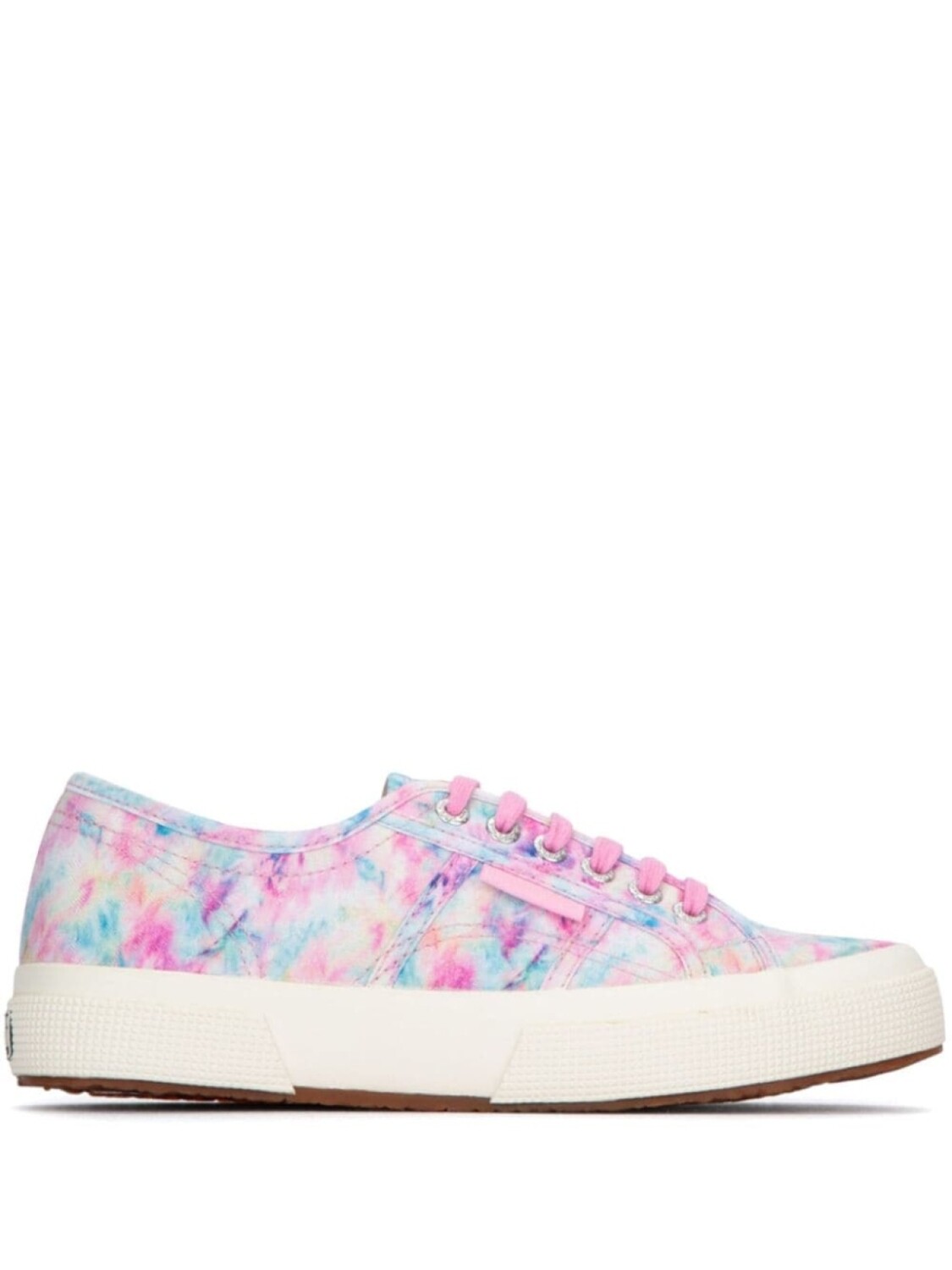 

Кроссовки Superga с логотипом и принтом тай-дай, розовый