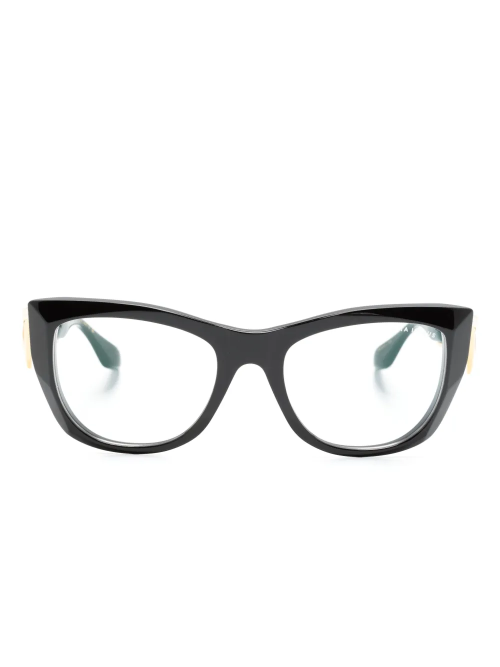 

Очки Icelus в оправе 'кошачий глаз' Dita Eyewear, черный