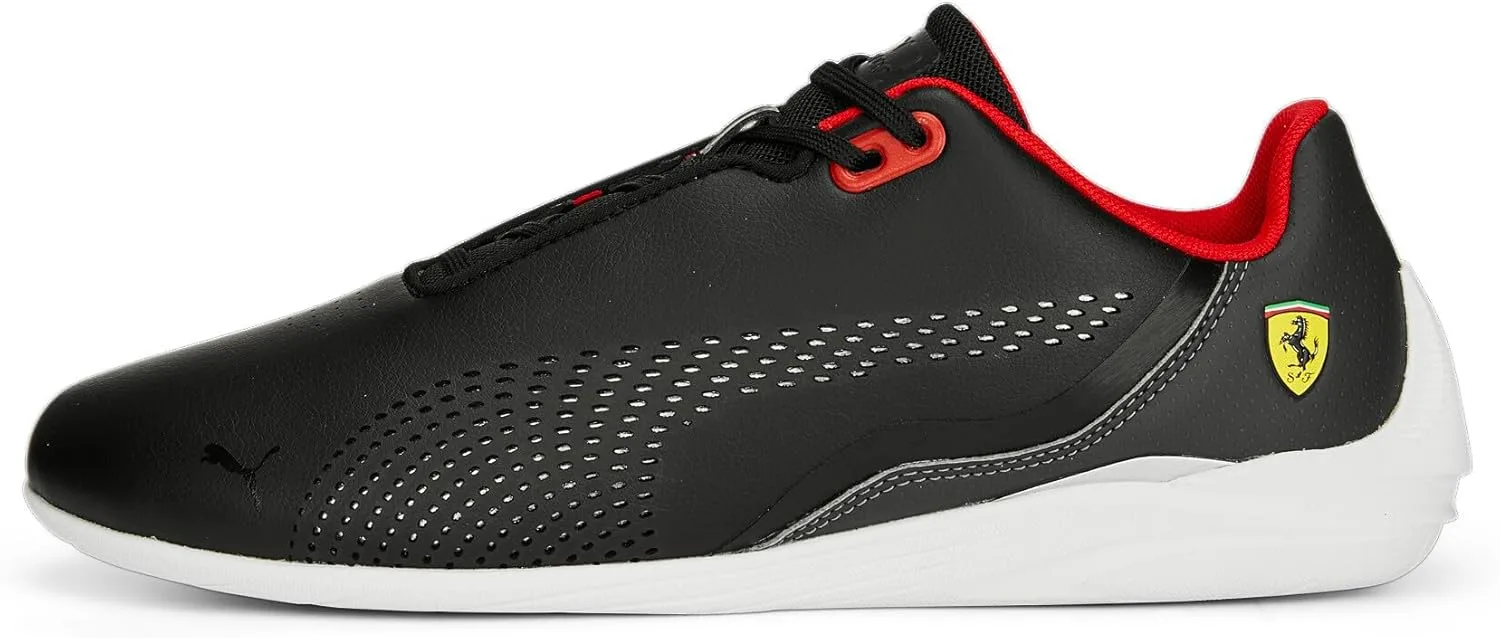 Мужские кроссовки PUMA Ferrari Drift Cat Decima, белый/черный