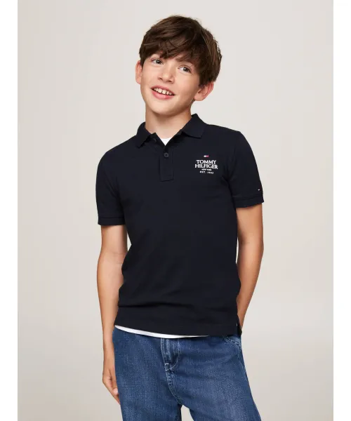 

Футболка поло Regular fit Tommy Hilfiger, черный