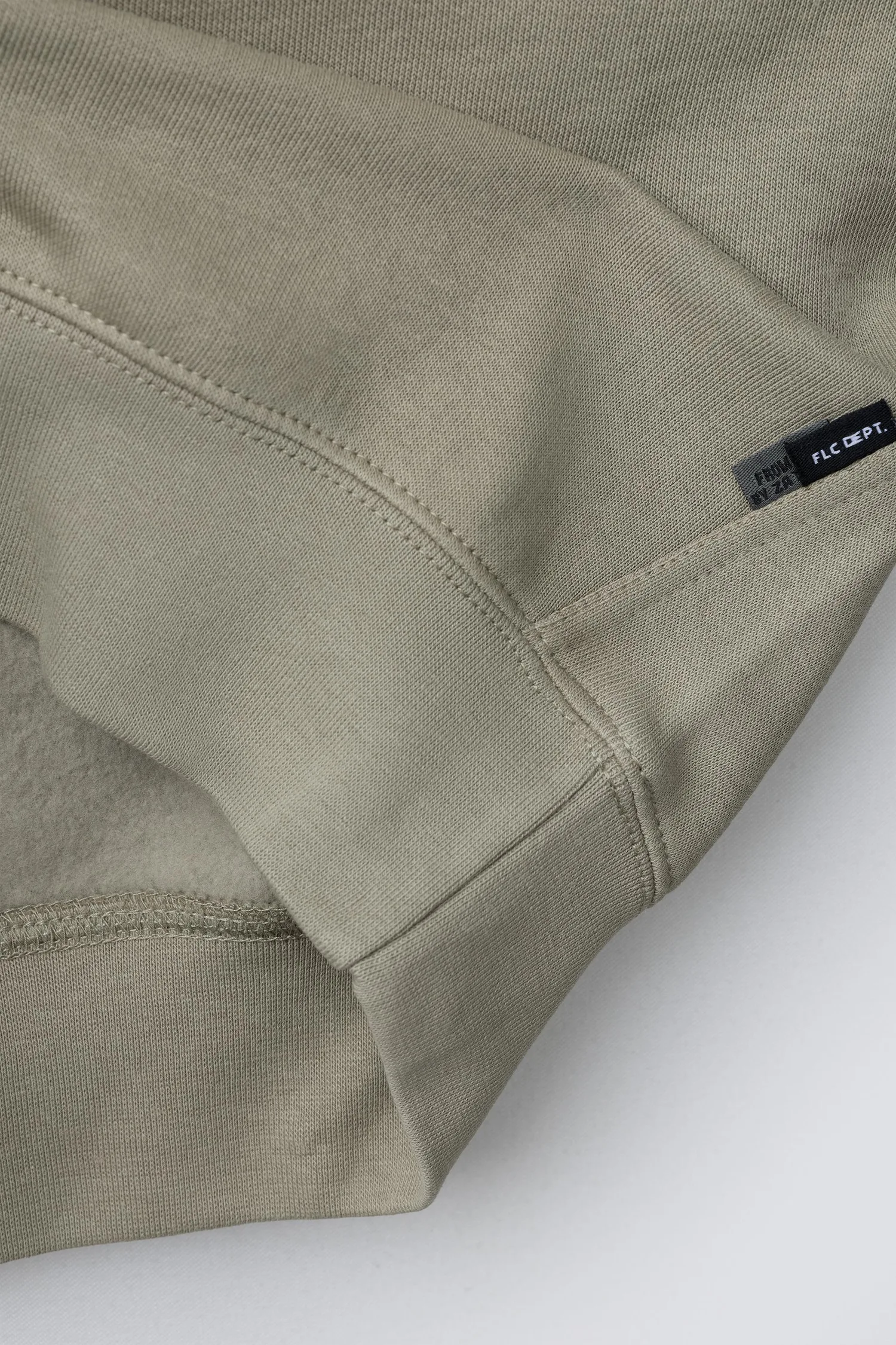 Толстовка с базовой этикеткой Zara, оливково-зеленый — фото 4