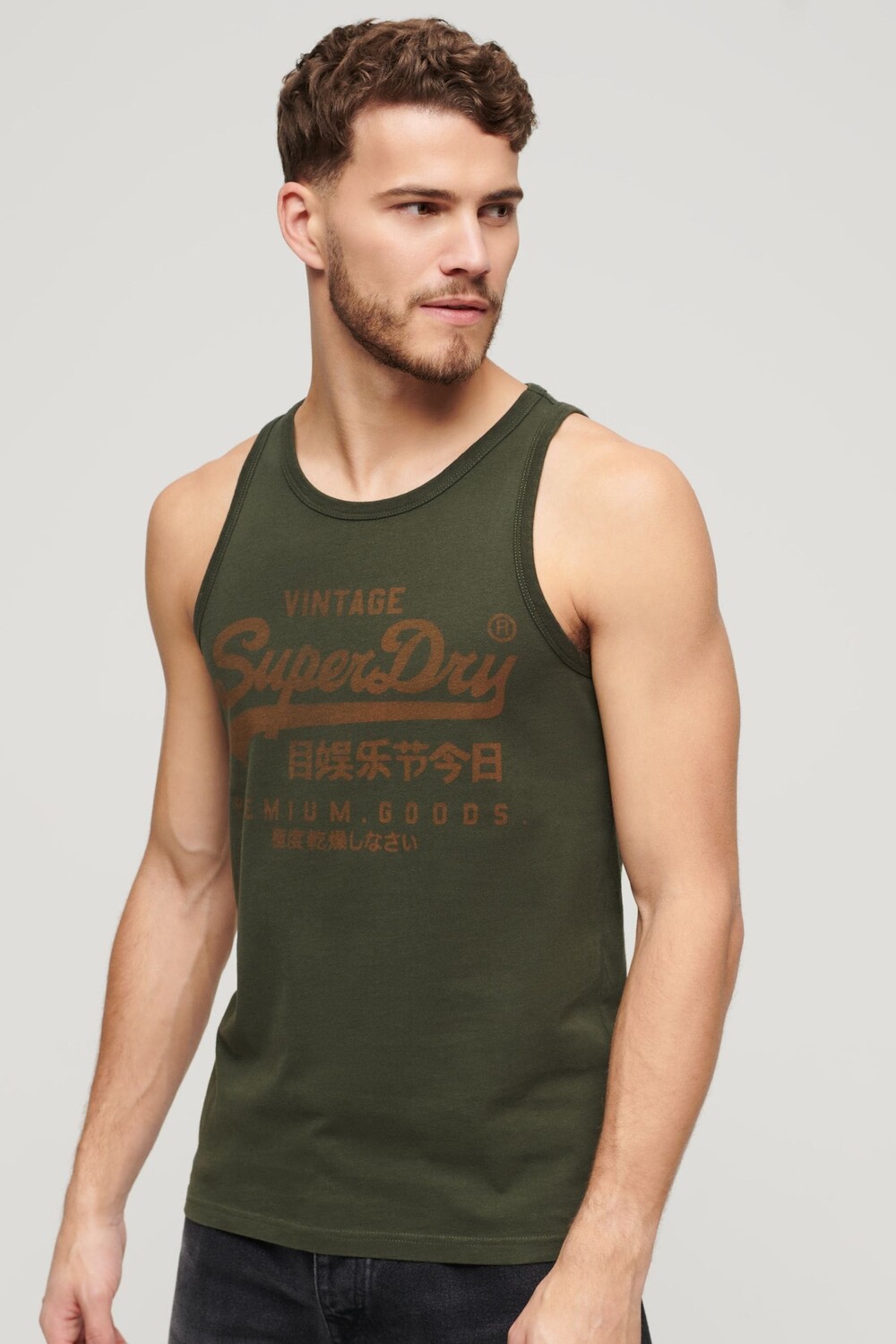 

Классическая майка Heritage Superdry, зеленый