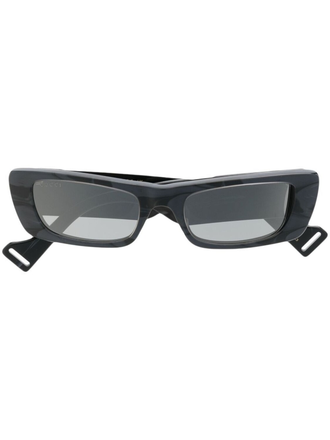

Gucci Eyewear солнцезащитные очки в прямоугольной оправе, черный