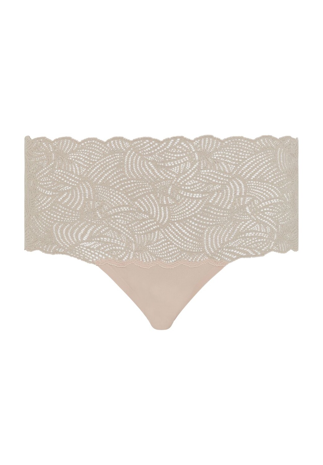 

Женские трусы из мягкого эластичного кружева на талии CHANTELLE, цвет Beige Dore