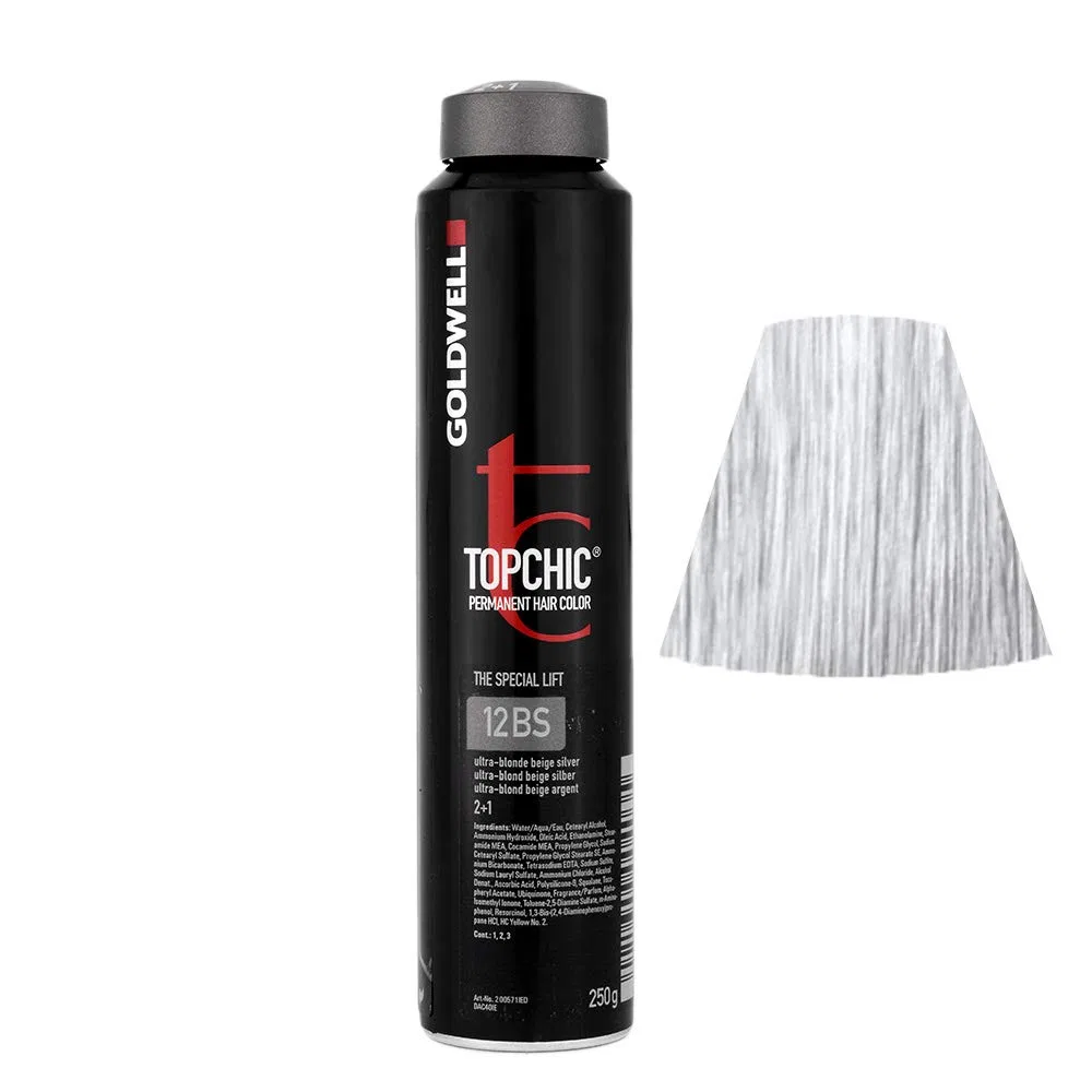 Краска для волос Goldwell Topchic 12BS Ultra Blonde Beige Silver, 250 мл Goldwell