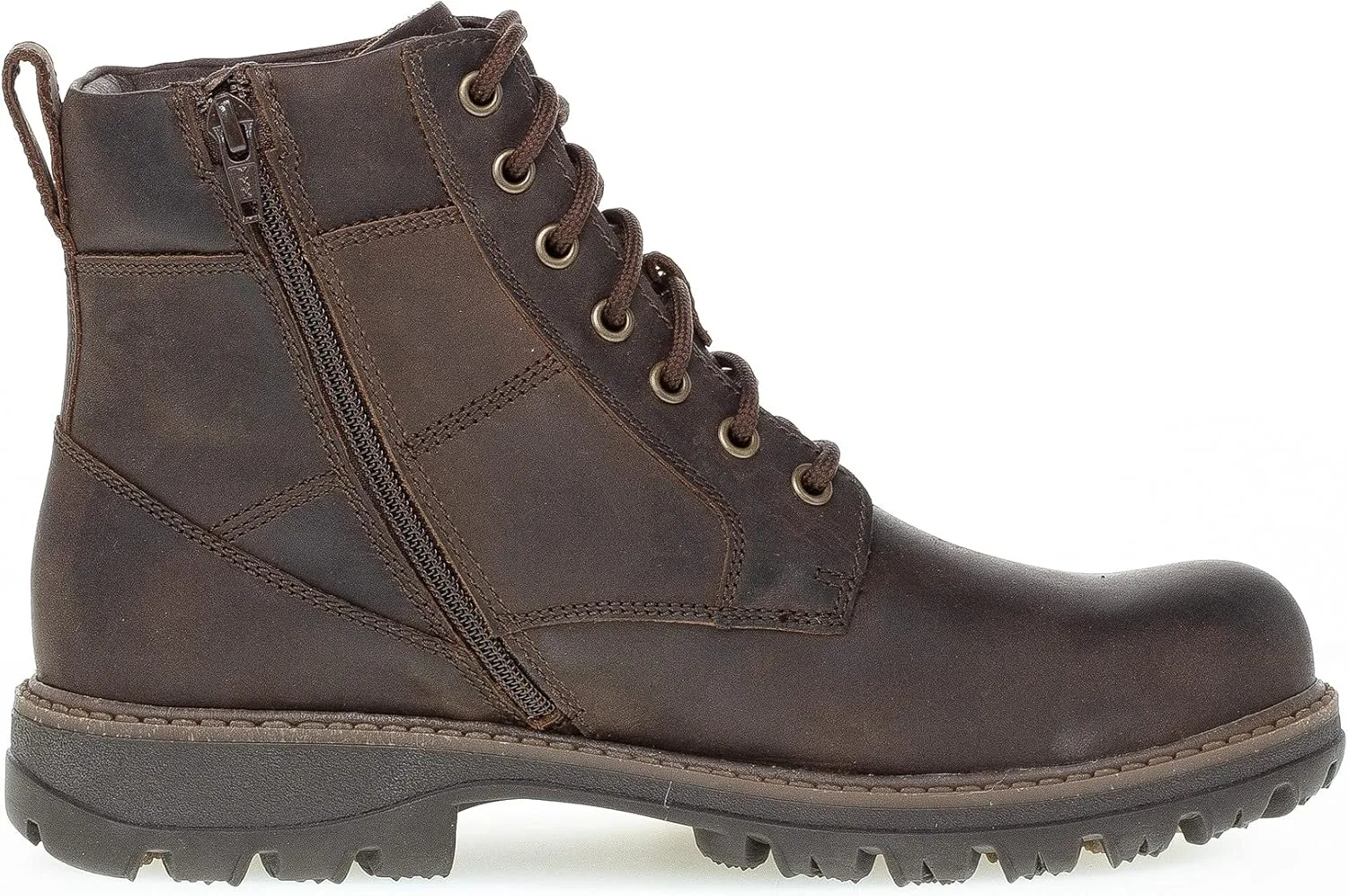 Мужские ботинки Pius Gabor на шнуровке, из материала Gore-Tex, с регулируемой цепочкой, небольшой латексный стул, шерстяное основание, отделение для хранения, мокко — фото 4