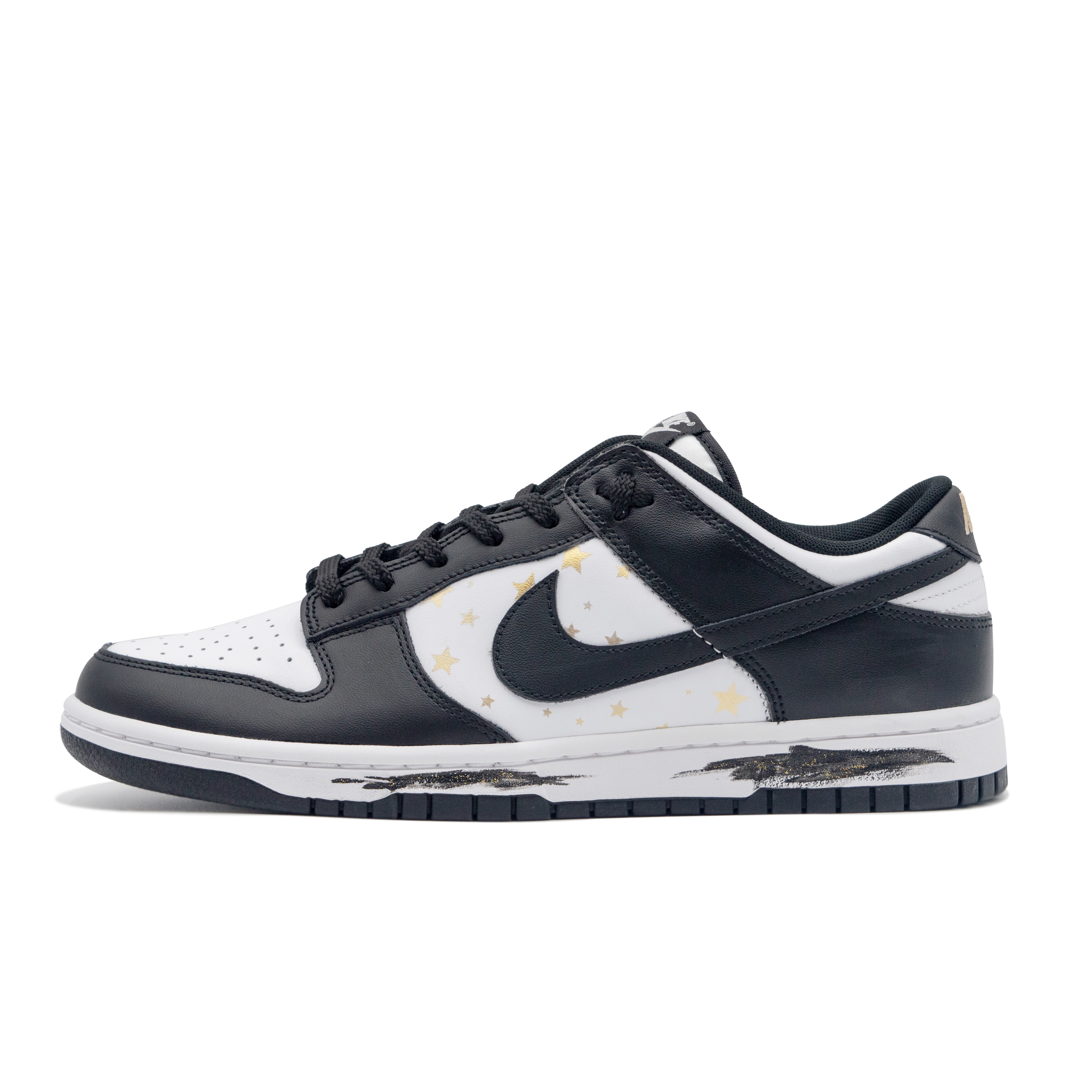 

Nike Кроссовки для скейтбординга Dunk Anti-Slip, износостойкие, мужские, черные, золотые