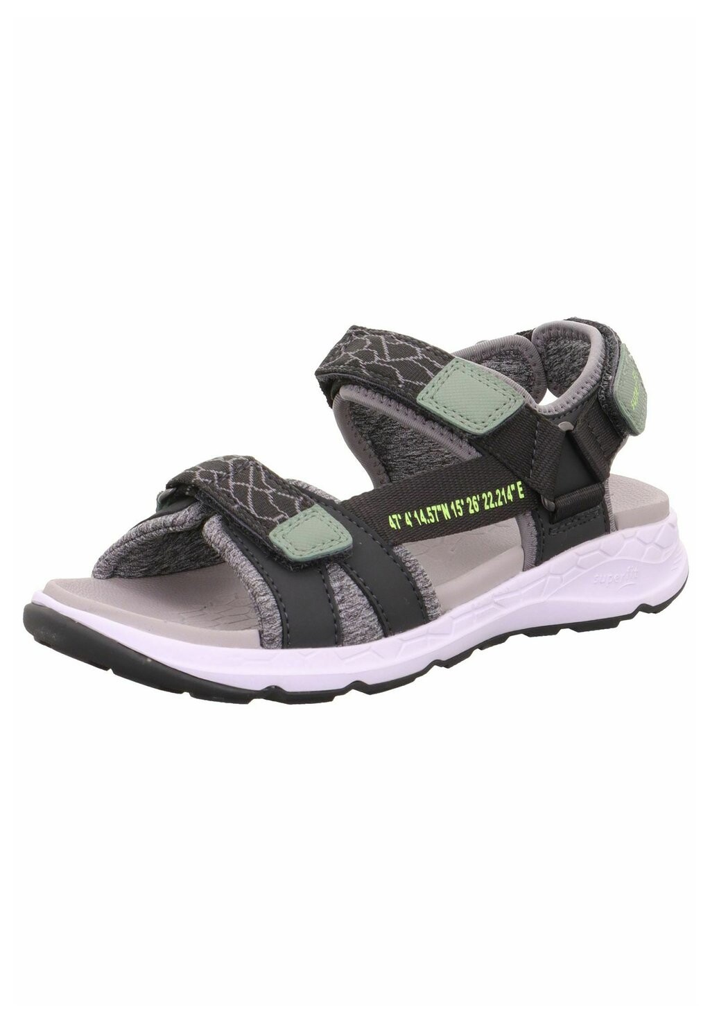 

Трекинговые сандалии Criss Cross Superfit, цвет grau/hellgrau