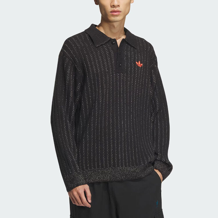 Свитер унисекс Adidas Originals, цвет Black — фото 2