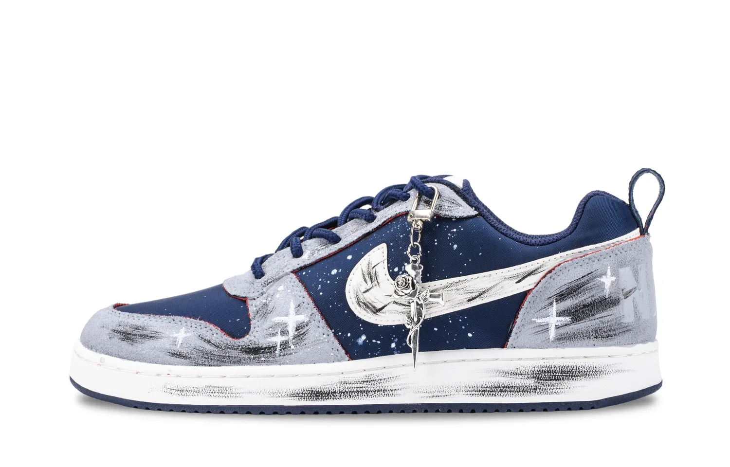 Кроссовки скейтбордические Star Meteor Nike Gray Blue — фото 3