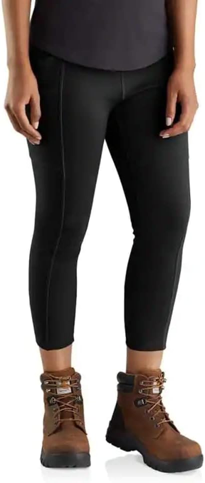 

Carhartt Women's Force Fitted легкие укороченные леггинсы, Black