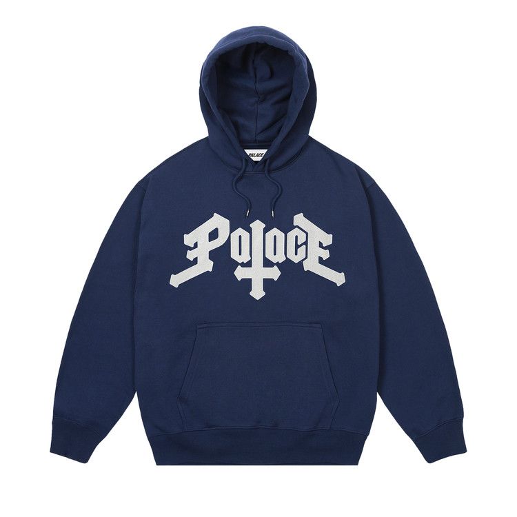 

Толстовка Palace Palace Cross Hood, Navy