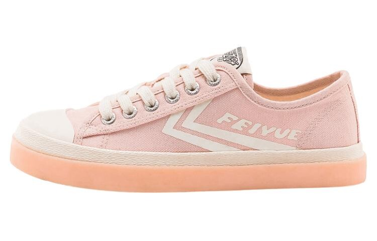 

Холщовые кеды женские с низким верхом Feiyue, розовый