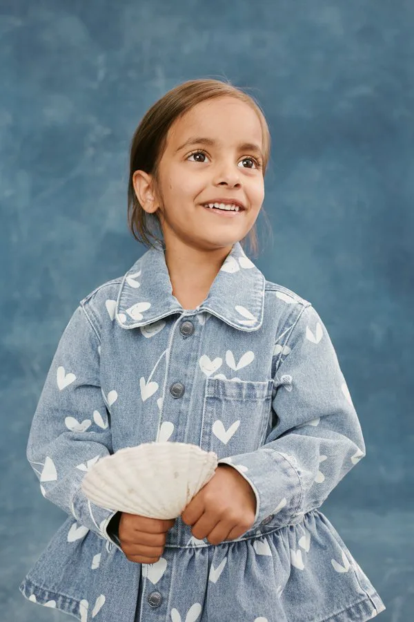 Джинсовая куртка kenza с принтом Liewood, Sweethearts/Light Blue Denim — фото 3