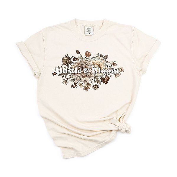 

Футболка Hustle and bloom garment dyed Simply Sage Market, Ivory