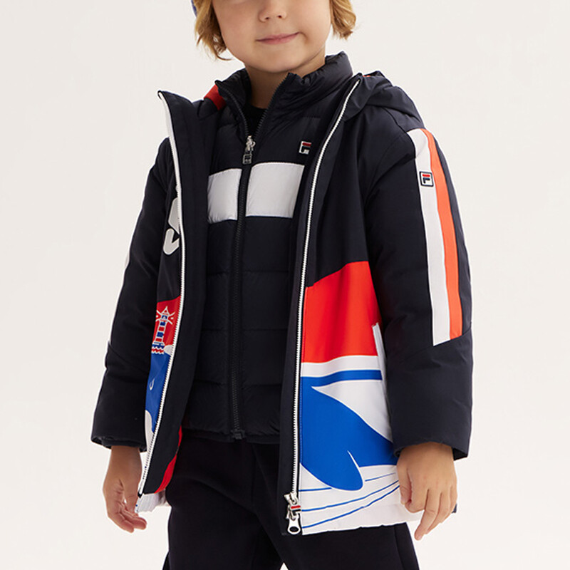 ПС куртка Fila Kids, цвет All Over Print — фото 3