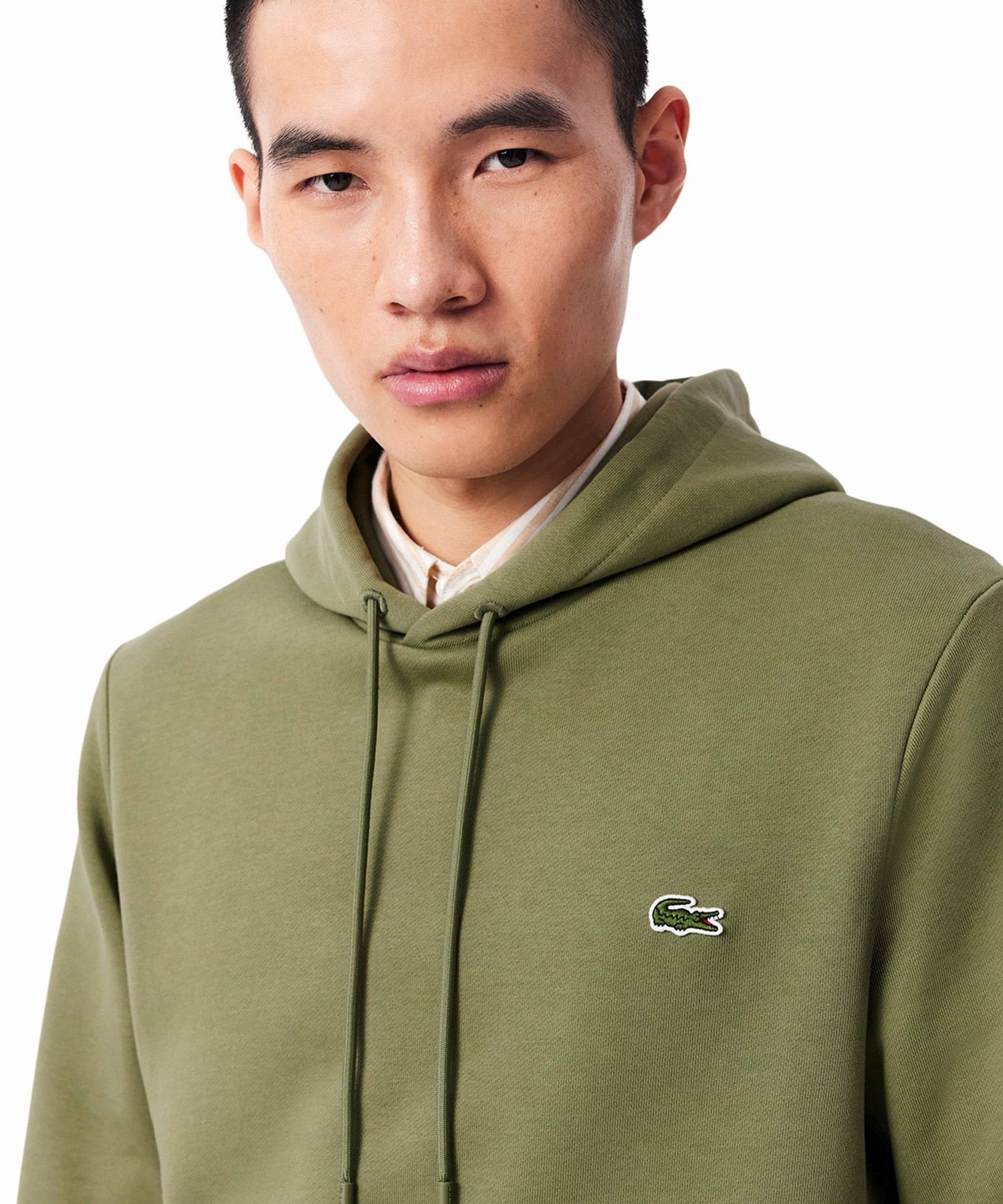 Толстовка/худи Essential Sweat LACOSTE, Khaki — фото 3