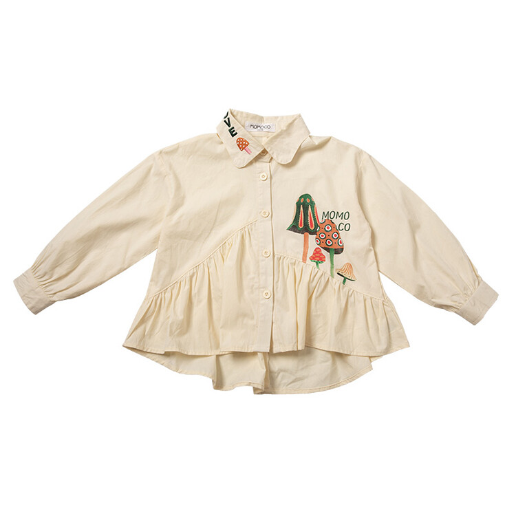 

Детская повседневная рубашка с лацканом Lapel Moderate PROTECTCAMEL, бежевый желтый