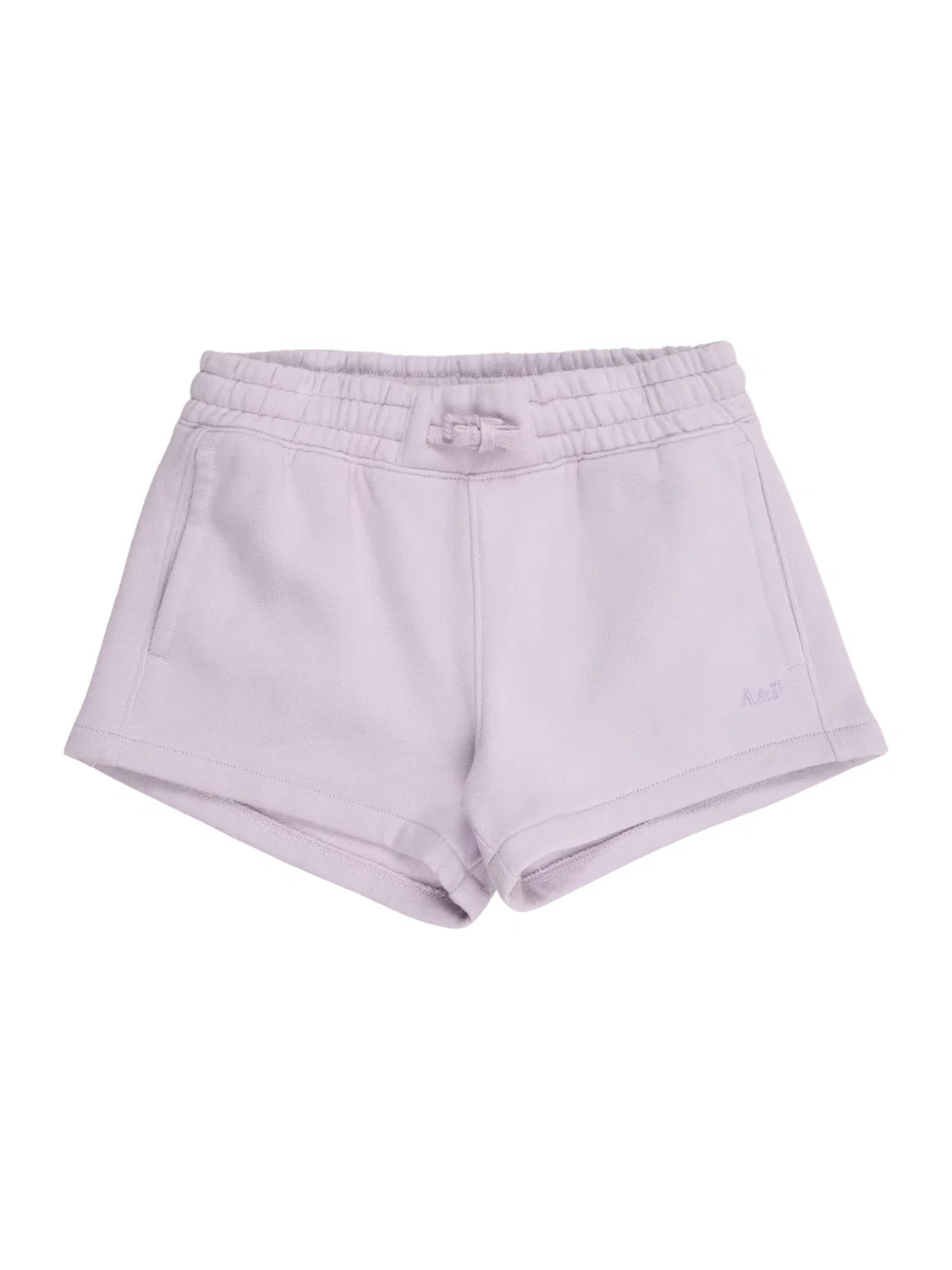 Брюки Abercrombie & Fitch Regular Pants ESSENTIAL SUNDAY сиреневого цвета