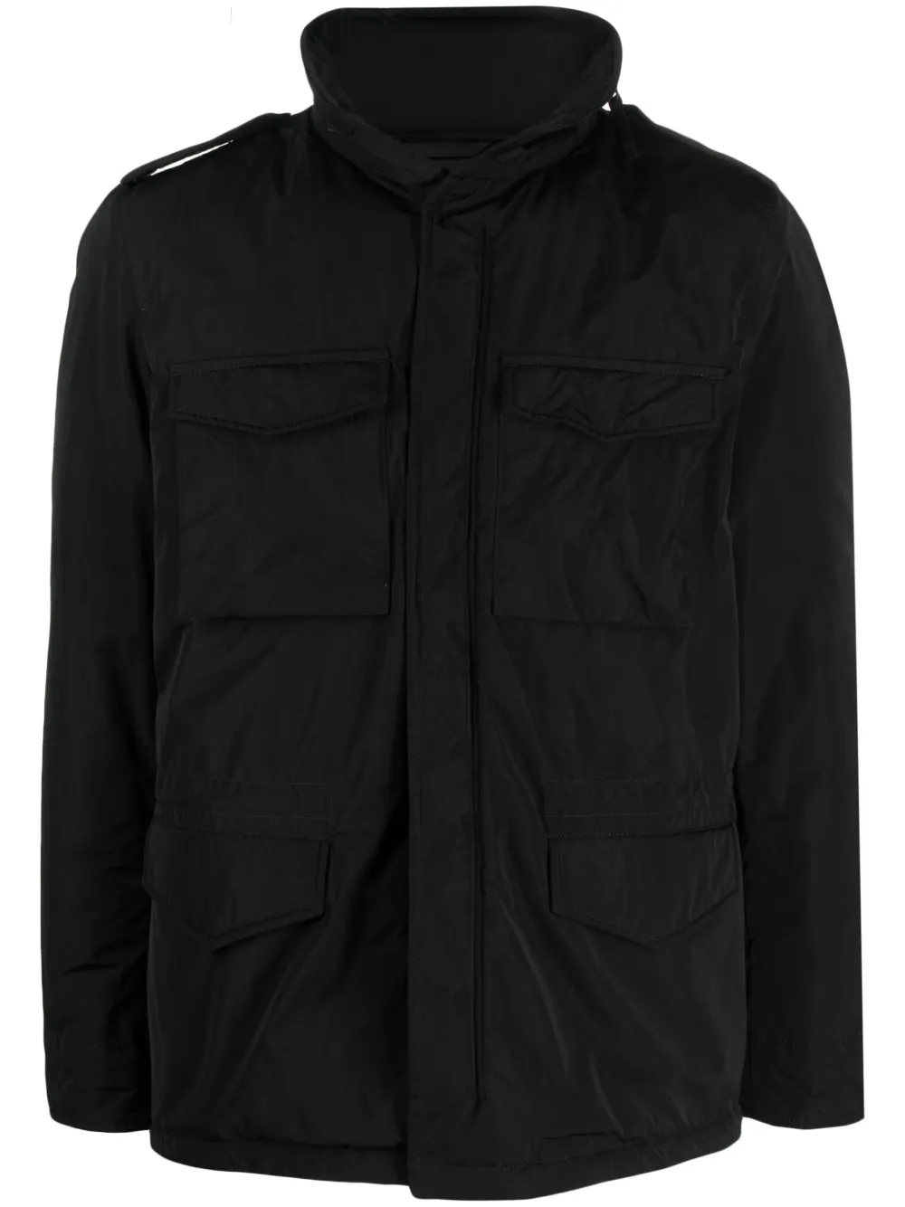 

Куртка с воротником-воронкой Aspesi, черный