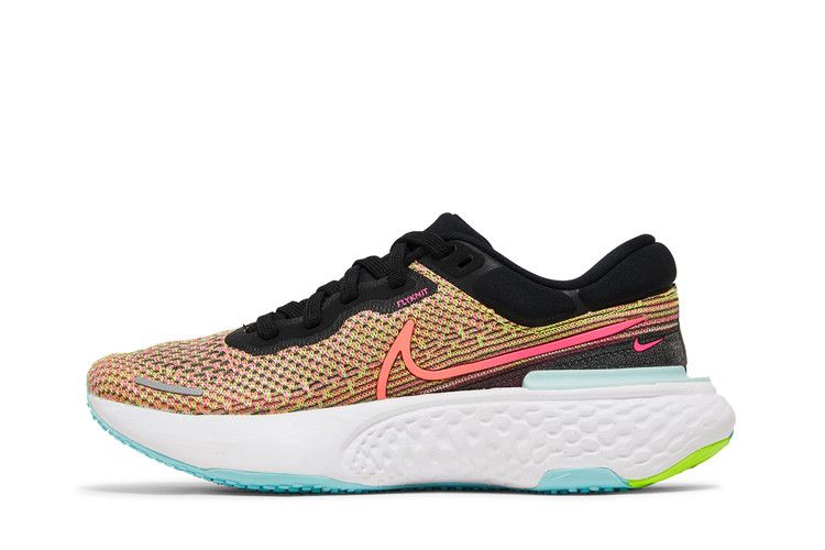 Кроссовки Nike Wmns ZoomX Invincible Run Flyknit 'Volt Bright Mango', желтый — фото 4