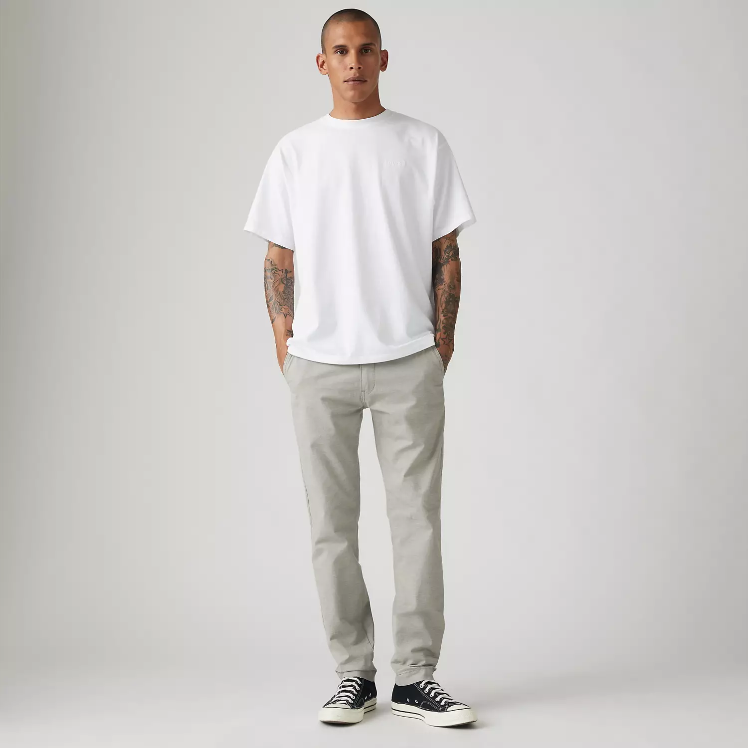 

Мужские брюки Levi's XX Chino Standard Taper Fit, цвет Philip A Twill Camo - Green