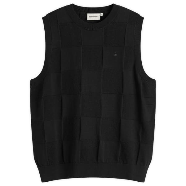

Жилет-Свитер в клетку Carhartt Wip, черный