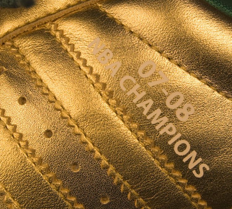 Кроссовки Adidas Superstar 1 Celtics, NBA 07-08 Champions — фото 4