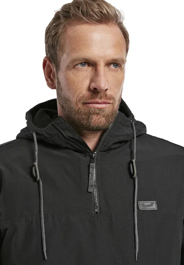 Куртка мужская Brandit luke windbreaker, темно-синяя — фото 3