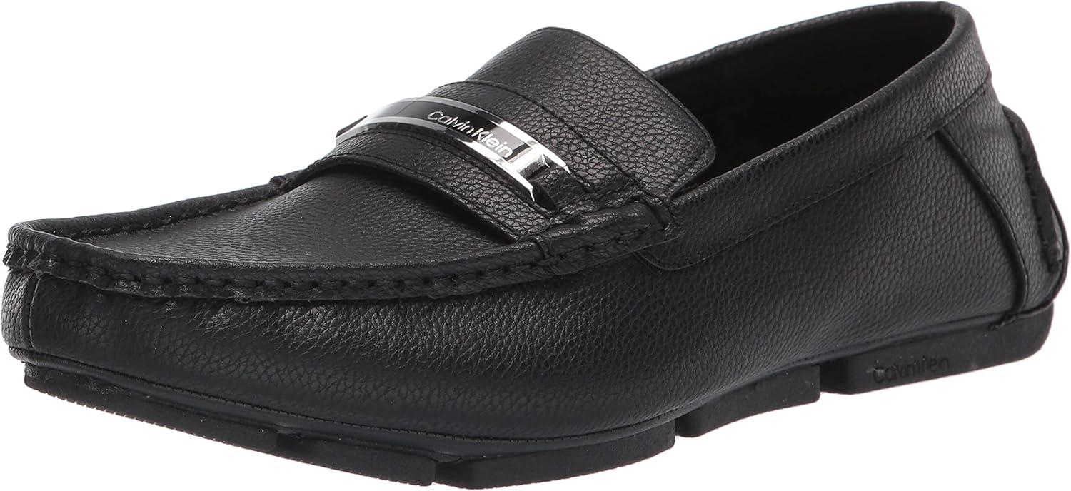 

Мужские лоферы Calvin Klein MerveDriving Style, Black Tumbled Leather 967
