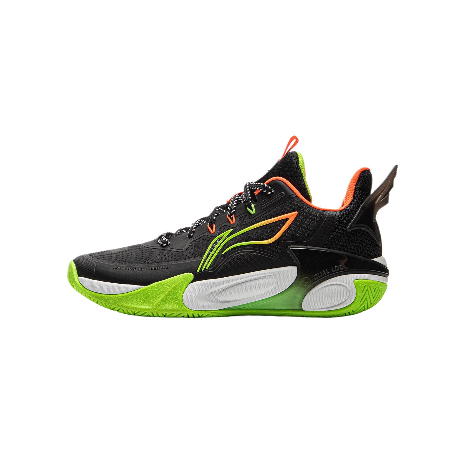 

Баскетбольные кроссовки Wind Shadow 2.0 Basketball Mid Top для детей LINING YOUNG, черный