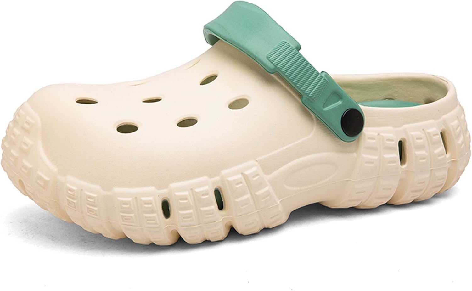 

Мужские и женские садовые туфли Летние легкие с толстой подошвой Сандалии для дома Повседневные Нескользящие шлепанцы для душа Уличная пляжная обувь Сандалии с поддержкой свода стопы Generic, бежевый