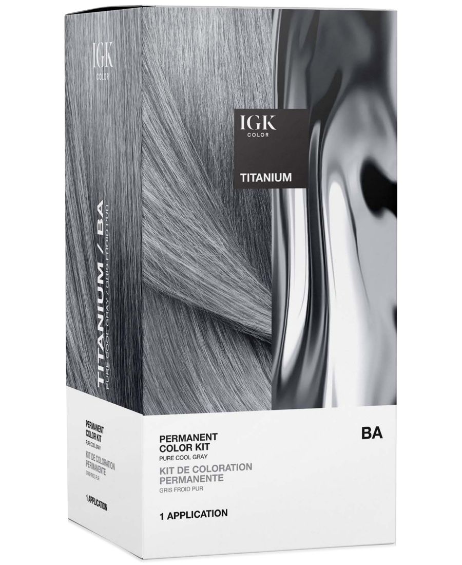 

Набор из 6 стойких красок для волос IGK Hair, цвет titanium