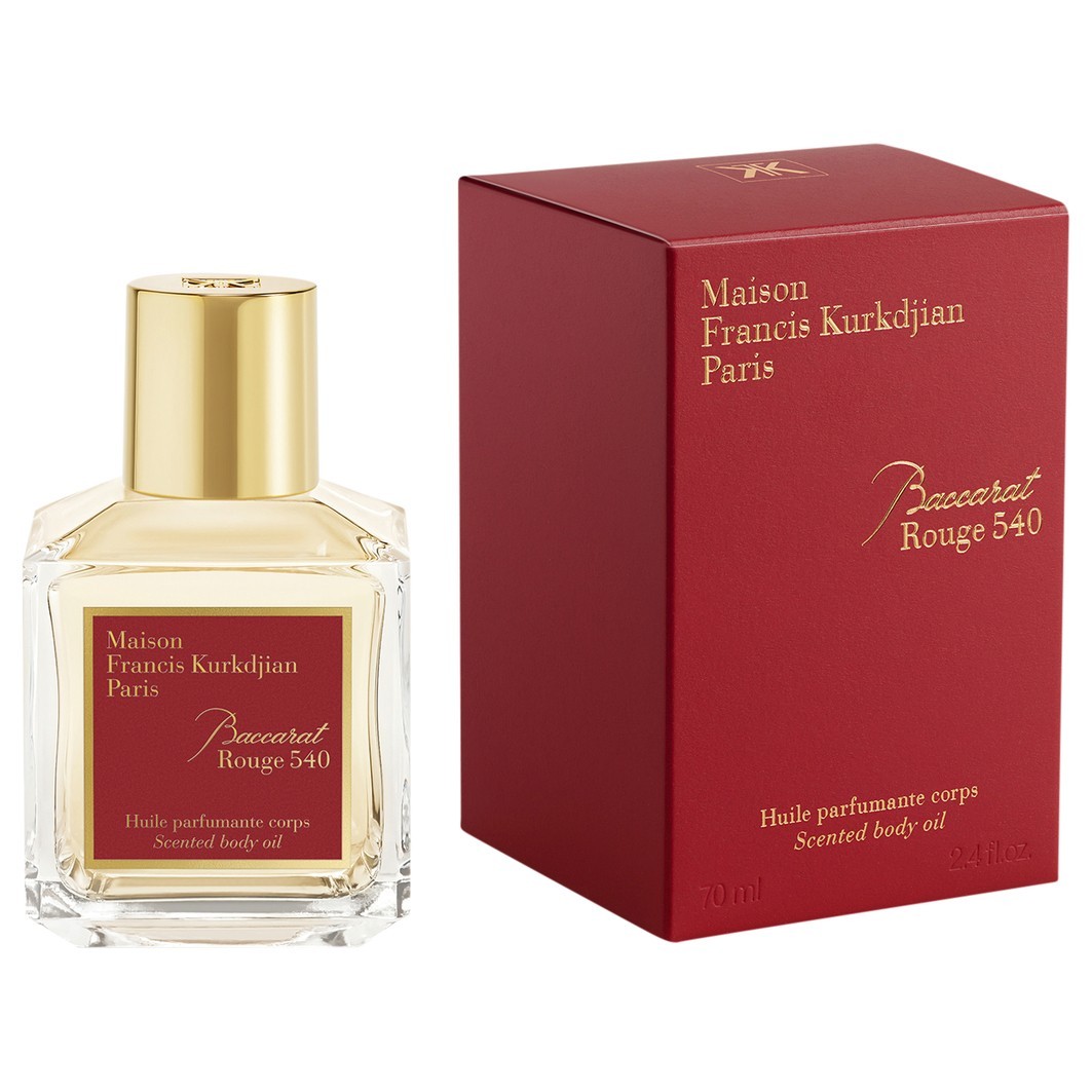 Масло для тела baccarat rouge 540 body oil Maison Francis Kurkdjian Paris, объем 70 мл — фото 3